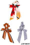 Fabric Bow Hair Scrunchies by Boutique 23