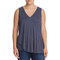 MICHAEL Michael Kors Womens Plus Modal Blend Printed Tank Top, Navy, Size 0X by Vanessa Jane