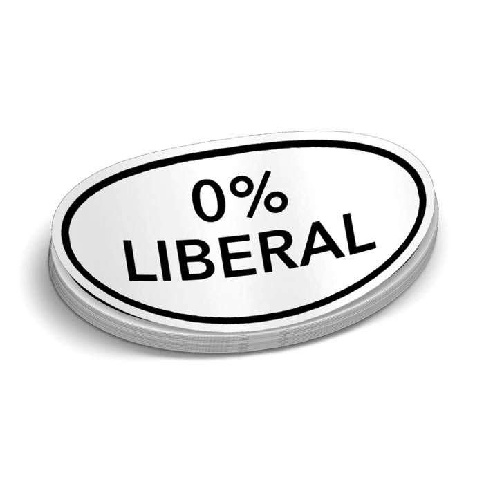 0% Liberal Decal by Armed American Supply