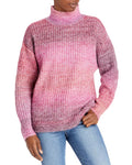 Aqua Womens Mock Neck Sweater by Vanessa Jane