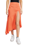 Free People Womens Lola Asymmetric Ruffled Skirt, Size 6 by Vanessa Jane