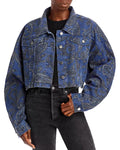 WeWoreWhat Cropped Jean Jacket, Size XS by Vanessa Jane