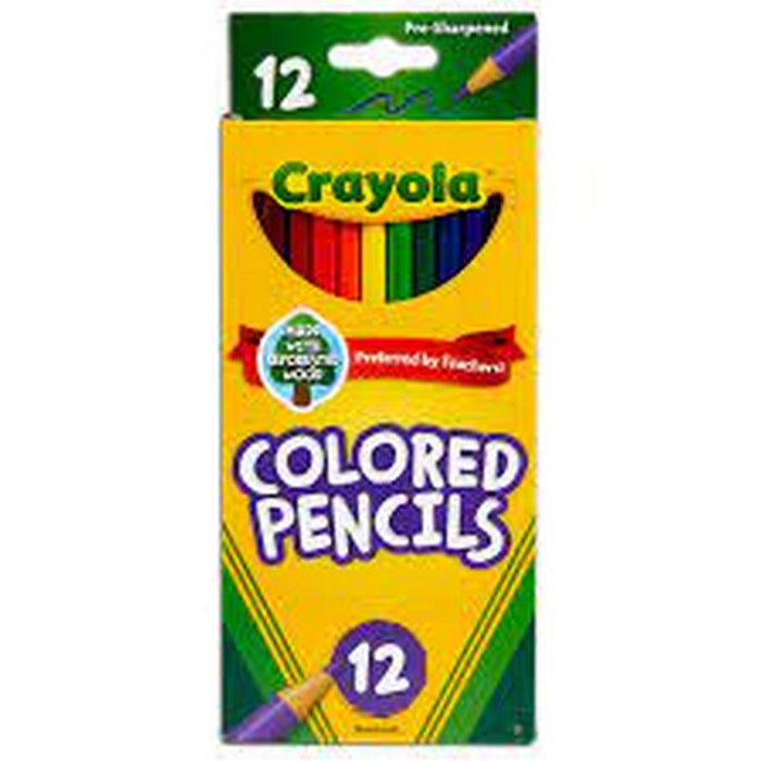 Crayola Long Colored Sharpened Pencils 12ct by Pasteur Pharmacy