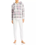 Aqua Sleep Fleece Hoodie and Thermal Pants Lounge Set by Vanessa Jane