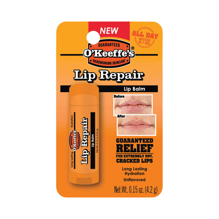 O'Keeffe's O'Keeffes Unflavored Lip Repair Balm 0.15 Oz by Pasteur Pharmacy