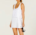 Nike Womens White Sleeveless Scoop Neck Top, Size Large by Vanessa Jane
