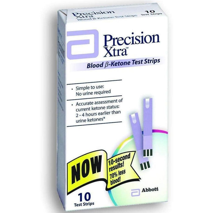 Precision Xtra Blood Ketone Test Strips Box Of 10 by Pasteur Pharmacy