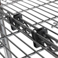 Alera Wire Shelving S Hooks, Metal, Silver, 4 Hooks/Pack