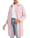 Blanknyc Shacket Long Sleeves Shirt Jacket, Size Medium by Vanessa Jane