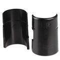 Alera Wire Shelving Shelf Lock Clips, Plastic, Black, 4 Clips/Pack