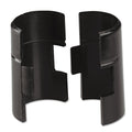Alera Wire Shelving Shelf Lock Clips, Plastic, Black, 4 Clips/Pack