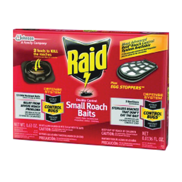 Raid Double Control Small Roach Baits Plus Egg Stoppers, 12 Ct by Pasteur Pharmacy