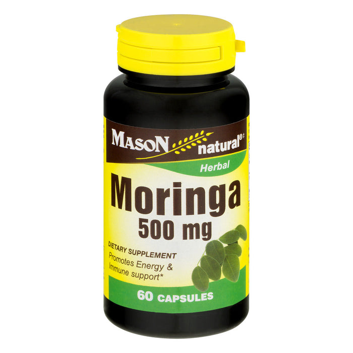 Mason Natural Whole Herb Moringa, 500 Mg, 60 Capsules by Pasteur Pharmacy