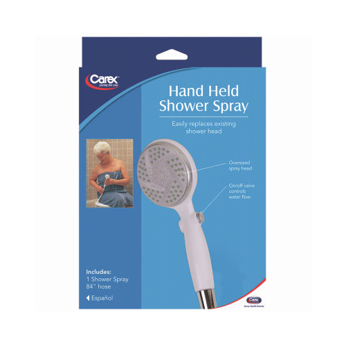 Carex Handheld Shower Head, 84 In. Hose by Pasteur Pharmacy