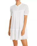 Aqua Puff Sleeve Trapeze Dress, Size Small by Vanessa Jane