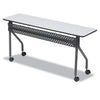 Iceberg OfficeWorks Mobile Training Table, Rectangular, 72w x 18d x 29h, Gray/Charcoal
