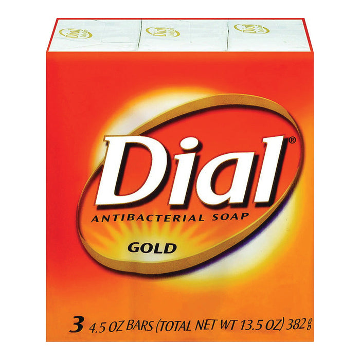 Dial Antibacterial Deodorant Bar Soap, Gold, 4 Ounce, 3 Bars by Pasteur Pharmacy