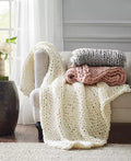 Madison Park Chunky-Knit Handmade Throw, 50 x 60 by Vanessa Jane