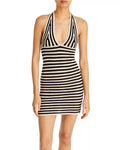 Lucy Paris Vanessa Crochet V Neck Midi Halter Dress, Size XL by Vanessa Jane