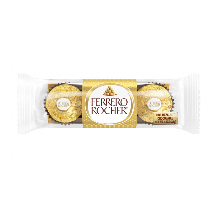 Ferrero Rocher Fine Hazelnut Chocolates - 1.3oz/3ct by Pasteur Pharmacy