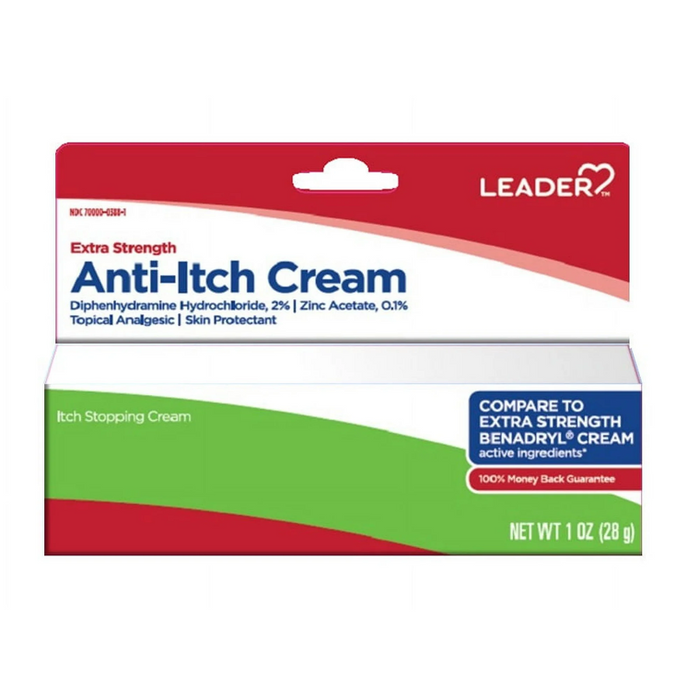 LEADER™ 2% - 0.1% Anti-Itch Extra-Strength Cream, 1 oz by Pasteur Pharmacy