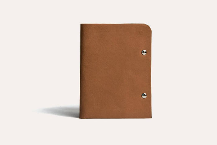 Unstitched Leather Twofold Wallet by Kiko Leather