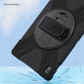 Samsung Galaxy Tab S10 FE+ Case - Heavy-Duty Hand Strap | Raider X Series by Zerodamage Sahara Case LLC