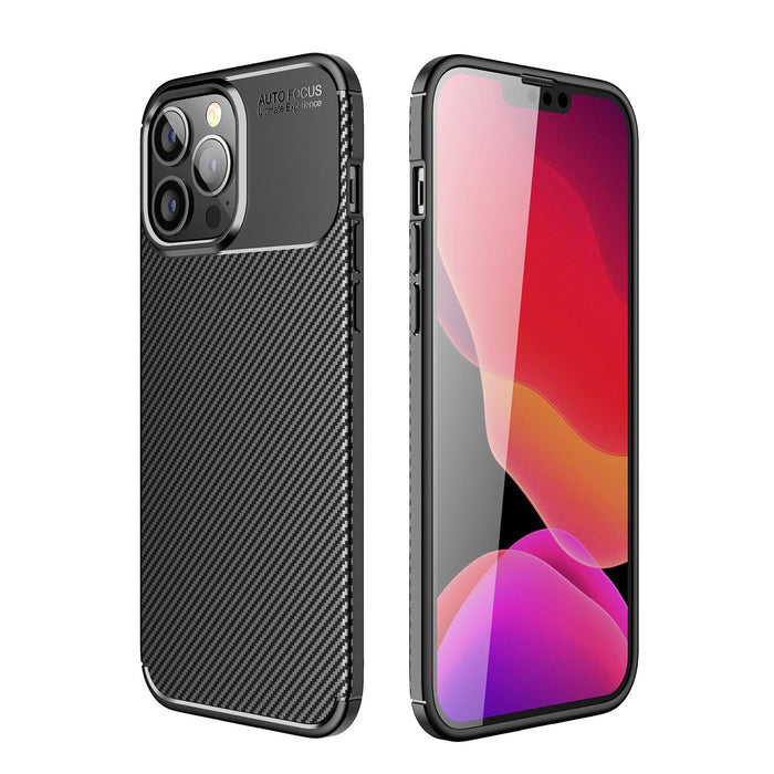 Anti-Slip Carbon Series Slim Case - iPhone 13 Pro Max by Zerodamage Sahara Case LLC