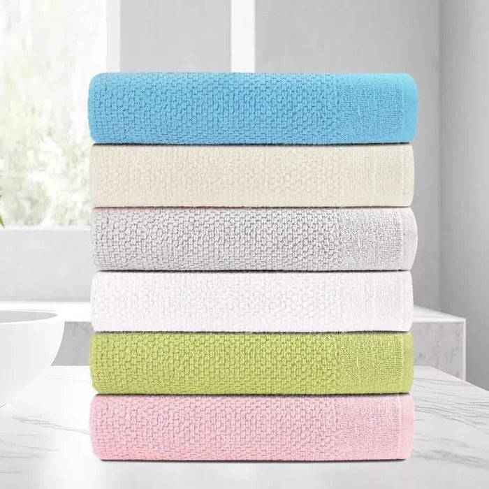 24-Piece Set: Dan River Popcorn Cotton Bath Towel Set by DailySale