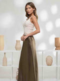 V Neck Sweater Knit Tank - Oatmeal by Boutique 23