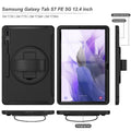Raider Series Heavy Duty Hand Strap Case - Galaxy Tab S7 FE by Zerodamage Sahara Case LLC