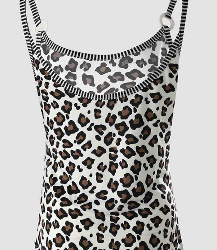 Melody Ring Cheetah Tank by Boutique 23