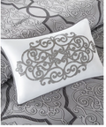 Madison Park Anouk 12-PC. Jacquard Comforter Set, Silver, King by Vanessa Jane