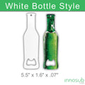 Sublimation blanks Bottle Opener Blanks | Print 2 Sided |Silver |White | by INNOSUB USA by INNOSUB USA
