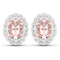 Rose Gold Morganite Jewelry Set by Fine Color Jewels