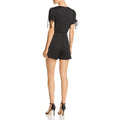 JOA Womens Party V-Neck Romper, Size Small by Vanessa Jane