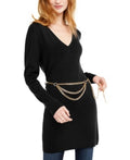 INC Womens Knit V-Neck Sweaterdress, Size XL by Vanessa Jane