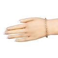12.80 Ct Octagon Yellow Citrine Prong Sterling Silver Tennis Bracelet by Fine Color Jewels