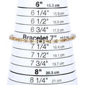 12.80 Ct Octagon Yellow Citrine Prong Sterling Silver Tennis Bracelet by Fine Color Jewels