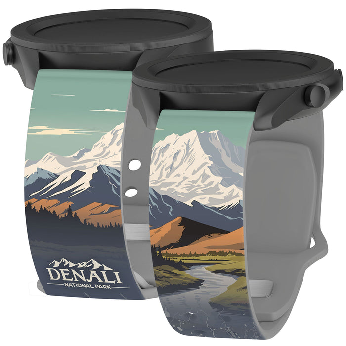 National Parks Denali HD Watchband for Samsung, Garmin, Fossil, and More by Affinity Bands