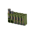 12 AA Pack Battery Caddy (Military Green) by Storacell