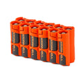 12 AA Pack Battery Caddy (Orange) by Storacell