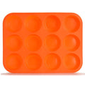 12 Cup Non-Stick Cupcakes Muffin Baking Pan Silicone Mold by DailySale