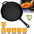 12 Inch Pre-Seasoned Cast Iron Skillet Oven Safe Cookware by DailySale