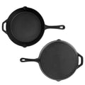 12 Inch Pre-Seasoned Cast Iron Skillet Oven Safe Cookware by DailySale