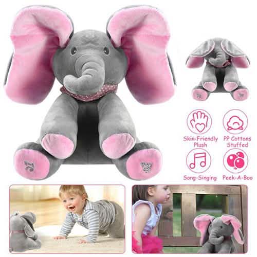 12-Inch Stuffed Plush Elephant Doll by DailySale