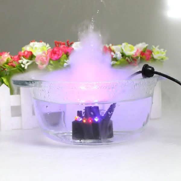 12 LED Mist Maker Fogger Water Fountain Pond Fog Machine Atomizer Air Humidifier by DailySale