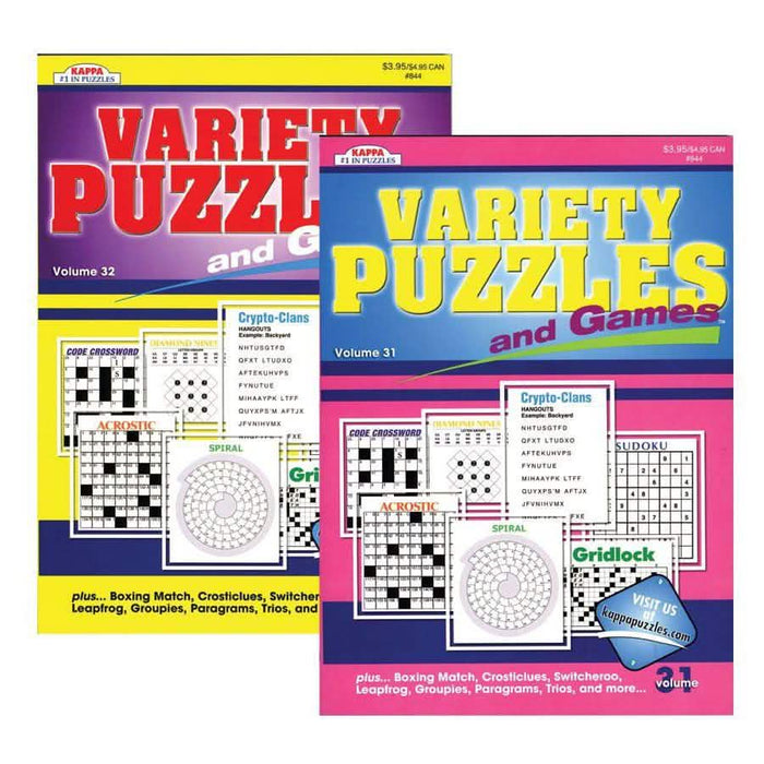 12-Pack: 98 Pages Kappa Variety Puzzles & Games Book by DailySale