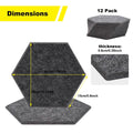 12-Pack: AGPTEK Acoustic Absorption Panels by DailySale
