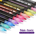 12-Pack: AGPtEK Double Line Outline Pen by DailySale